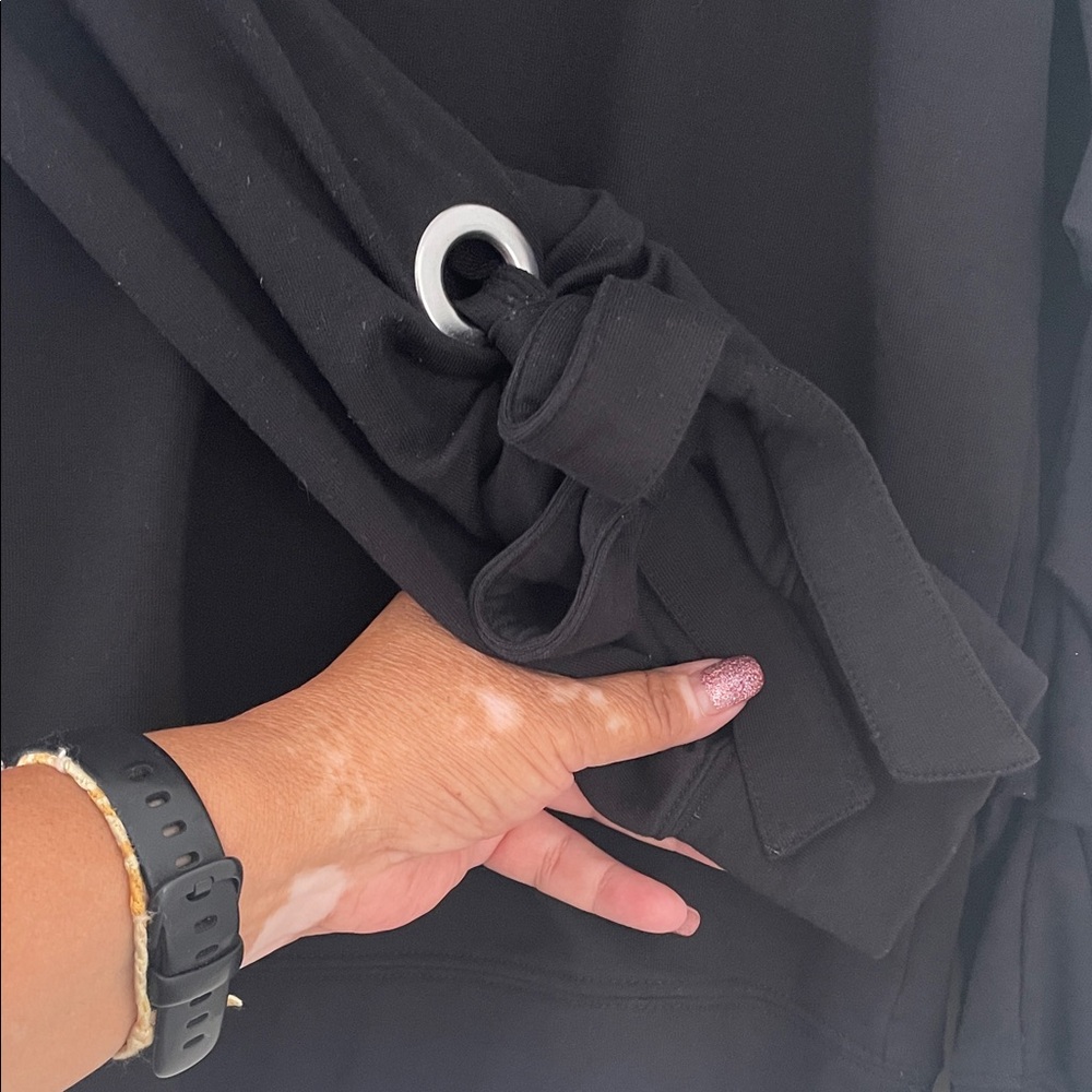 Halogen Black Long Sleeve Top - Picture 4 of 7